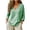 Green, variant on Women's V Neck Tees Gingham Plaid Long Sleeve Loose Curved Hem Pullover Tops for Spring Summer Vacation Daily Casual Loungewear Outfits