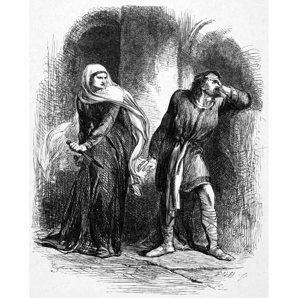Shakespeare Macbeth Nlady Macbeth Exhorting Macbeth To Rid Himself Of