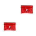 thumbnail image 1 of pitrice Emergency Bag Empty Waterproof Portable Prep Pads Pouch with Zipper Rescue Outdoor Traveling Survival Carrying Package 2Set, 1 of 6