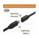 thumbnail image 5 of Cable de extensión Lightning de 1 m para iPhone y iPad, cable de extensión para iPhone, conector hembra a macho con certificación MFI de Apple, transferencia de datos de audio, video y música, 5 of 5