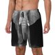 thumbnail image 1 of Balery Indian Elephant Bañador para hombre, shorts de playa de secado rápido con entrepierna y forro de compresión-Small, 1 of 6