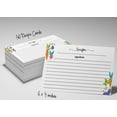 thumbnail image 6 of Inkdotpot 4x6 Inch Recipe Cards (Set of 50) , Thick Double Sided Premium Card Stock- Modern Style White Recipe Notecards for Weddings- Bridal- Baby Shower - Veggies Theme, 6 of 6