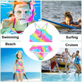 thumbnail image 3 of Nidoul Little Girls 2-Piece Swimsuit Bikini Tankini Set Ruffle Unicorn Swimwear Swim Beach Summer Bathing Suit Size 4-8 Years, 3 of 7