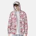 thumbnail image 2 of Fotbe Kawaii Pig Chaqueta con Protección Solar UPF 50+ para Hombre y Mujer, Camisa con Capucha y Bolsillos-Large, 2 of 7
