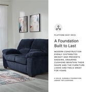 Signature Design by Ashley Furniture SimpleJoy Navy Loveseat