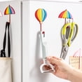 thumbnail image 5 of Washranp Rainbow Umbrella Balloon Shape Fridge Magnet,Magnetic Sticker Decoration with Bendable Hook for Home Office Wall Decor, 5 of 5