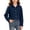 Navy, variant on Ltctricy Unisex Kids Button Down Shirts Collared Dressy Blouses Toddler Long Sleeve Tops for Boys and Girls(Yellow,13 Years)