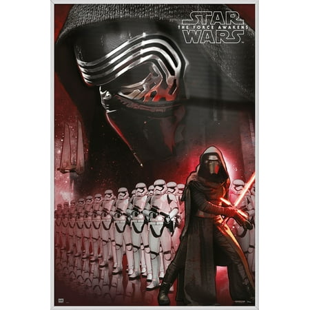 star wars episode vii the force awakens framed movie poster