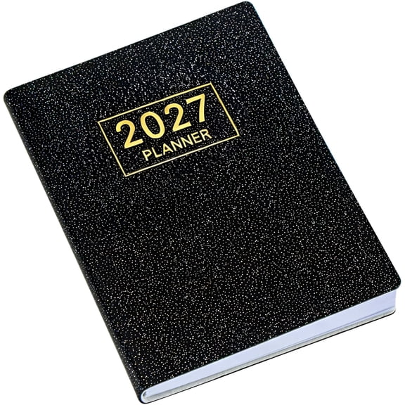 CCOCC 2027 Pocket Planner Weekly Planners 3" 4" Black 2027 Pocket Notepad Schedule Calendar Planner