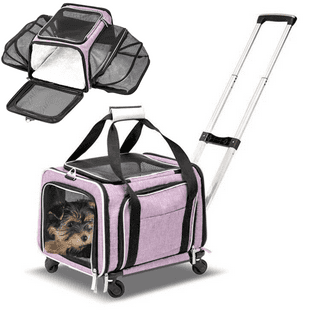 Rio Croco Rolling Pet Carrier: Brown – TeaCups, Puppies & Boutique
