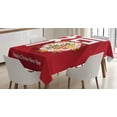 thumbnail image 1 of Chinese New Year Tablecloth, Happy Family Sitting on the Festive Dinner Table with a Big White Letter, Rectangular Table Cover for Dining Room Kitchen, 60 X 90 Inches, Multicolor, by Ambesonne, 1 of 3