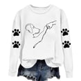 thumbnail image 3 of Neewe Womens Oversized Sweatshirts Hoodies Fleece Crewneck Sweaters MXsual Tops Comfy Fall Fashion Outfits Winter Clothes 2025, 3 of 4