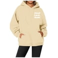 thumbnail image 1 of WEAIXIMIUNG Robe Chandail en Molleton Filles Mode Décontractée Imprimé à Capuche Manches Longues avec Poche Haut, 1 of 4