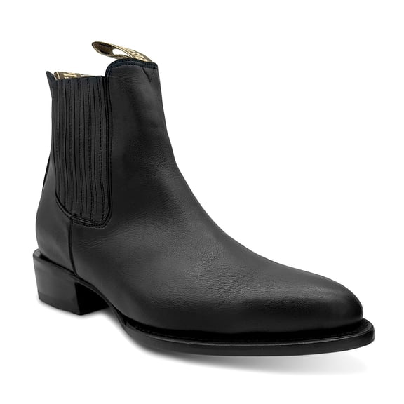 The Western Shops Men’s J Toe LeatherAnkle Cowboy Boot