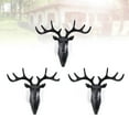 thumbnail image 4 of Wall Hooks Hook Hanger Animal Decorative Antler Antlers Coat Holder Clothing Hanging Novelty Gift, 4 of 9