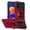 Red, variant on Compatible for TCL K24 / TCL K23 / TCL 50 LE / T434D / T434W Case with Tempered Glass Screen Protector, Magnetic Ring Kickstand Shockproof Cover - Black