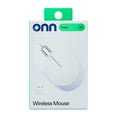 thumbnail image 3 of onn Wireless 5-button Mouse, 1600 DPI, 2.4 GHz USB-A Dongle, White, 3 of 9