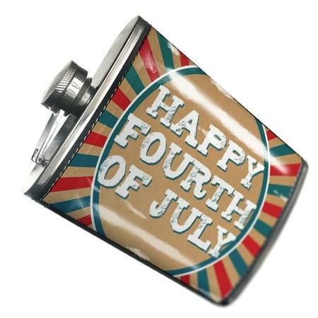 

NEONBLOND Flask Happy Fourth of July Fourth of July Vintage Poster Design