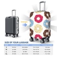 thumbnail image 2 of Luggage Cover Anti Scratch, Cute Cartoon Donut Print Elastic Suitcase Protector Fits 18-32 Inch Luggage, 2 of 2