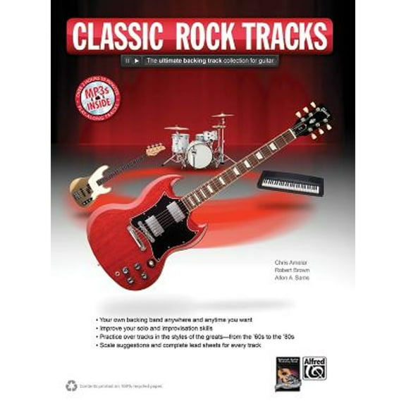Pre-Owned Rock Guitar Tracks (Book & mp3 CD): The Ultimate Backing Track Collection for Guitar Paperback