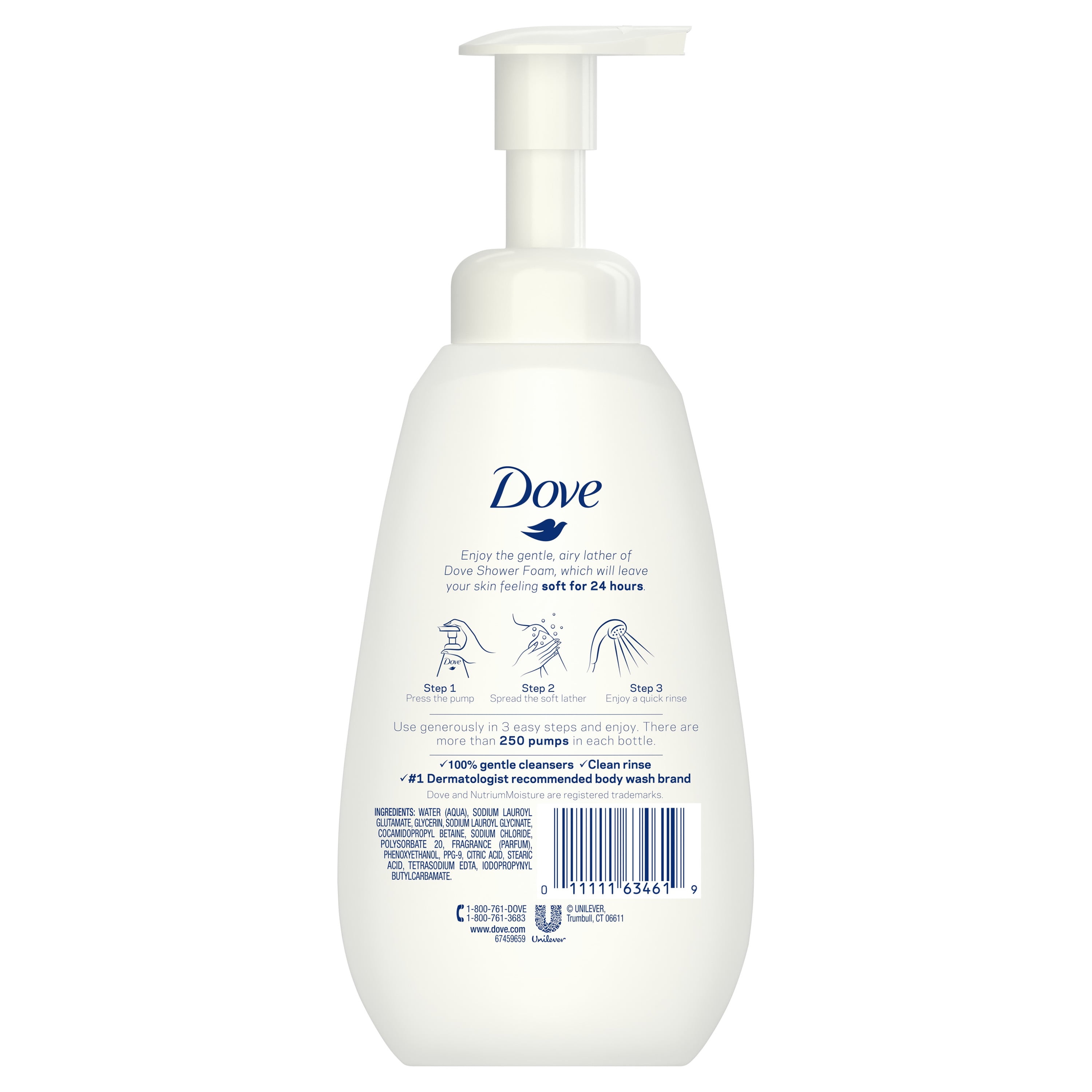 Dove Deep Moisture Shower Foam 13 5 Oz Com