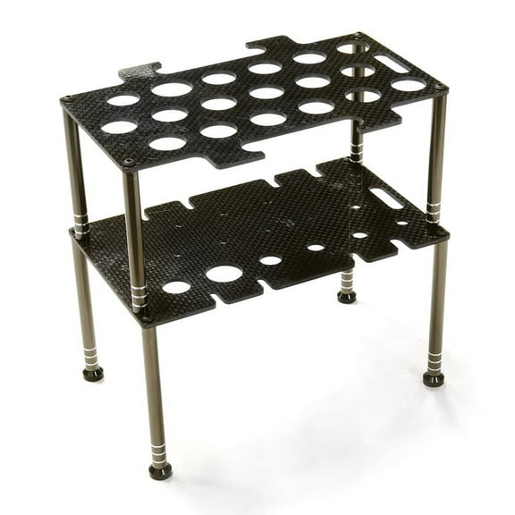 Integy RC Toy Model Hop-ups C26599GUN Team Edition Deluxe Machined Universal Shock & Tool Stand Kit