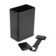 thumbnail image 1 of Bote de basura para automóvil Unique Bargains colgante para asientos delanteros y traseros, patrón de fibra de carbono negro 1 pieza, 1 of 6