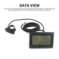 thumbnail image 2 of Youkk Electric Bicycle LCD Meter Data Display Bike Control Panel Bicycle Control Speedometer Multi-Functional LCD Display Controller Practical E-Bike SM Connector Accessory, 2 of 6