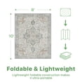 thumbnail image 3 of DEORAB Outdoor Rugs 8'X10' Chenille Patio Rug Three-Layer Material Imitation Silicone Spot Molding Camping Outside Rv Mat,Light Grey Brown, 3 of 8