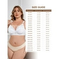 thumbnail image 2 of SHARICCA Womens Plus Size Full Coverage Bra Breathable Push Up Underwire Supportive Bra 46D, 2 of 6