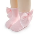 thumbnail image 4 of Spring Autum Baby Girls Socks Big Bow Letter Printing Newborn Baby Socks Solid Color Kids Socks Children Girl Socks 0-3 Years R 1-3Y, 4 of 6