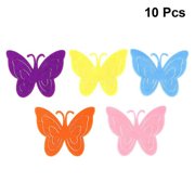 10pcs Felt Butterfly