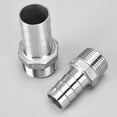 thumbnail image 3 of Mosiee 10Pcs Stainless Steel Barb Fittings: 1/2'' Npt Hose Connector, 3 of 9