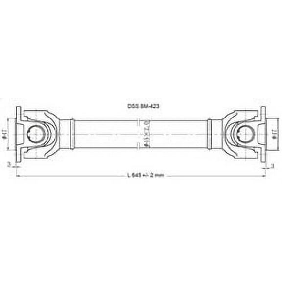 Drive Shaft Assembly Front Fits select: 2008-2010 BMW 535, 2008 BMW 528