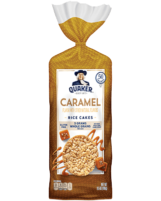 Quaker Rice Cakes Caramel Corn Everything Butter Popcorn Shelf-Stable 1 lbs