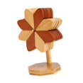 thumbnail image 1 of 4 posavasos antideslizantes de bambú con forma de molino de viento para cuencos, utensilios y ollas. multicolor, 1 of 9