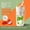 Orange, variant on Portable Blender, 12oz Smoothie Blender Cup with 4000ml rechargeable Battery, 10 Blades, Crushable Ice, Suitable for Shakes and Smoothies, Suitable for Travel, Sports, Camping and Fitness