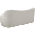 thumbnail image 4 of Flair Cream Boucle Fabric Bench, 4 of 9