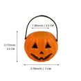 thumbnail image 3 of YIKA Halloween Decoration Halloween Decoration-Portable Pumpkin Bucket Candy Jar Halloween Ornaments, 3 of 7