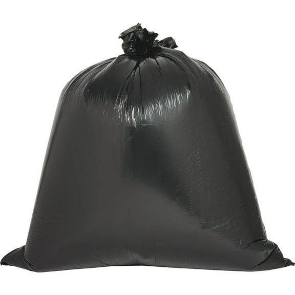 Genuine Joe Low Density Liners - Small Size - 16 gal - 24" Width x 33" Length x 0.60 mil (15 Micron) Thickness - Low Density - Brown, Black - 100/Carton | Bundle of 5