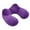 Purple, variant on Inflatable Travel Pillow, Neck Pillow for Traveling, Airplane Travel Pillow Improved Support Design for Car Sleeping
