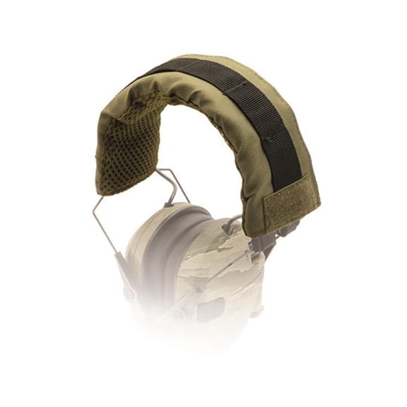 Walker's Universal Fit Ear Muffs Headband Wrap Hook and Loop Olive Drab Green