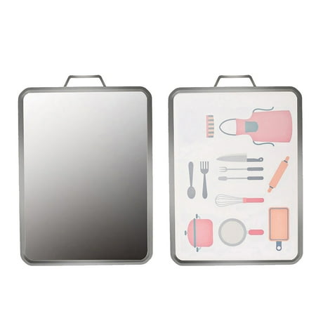 

Clearance Sale! Home Essentials Stainless Steel Cutting Board Rolling Board and Kneading Board Kitchen Multi-Purpose Cutting Vegetable Double-Sided Raw and Cooked Chopping Board Da Clearance!