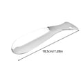 thumbnail image 2 of 18.5Cm Metal Stainless Steel Shoe Horn, Smooth Polished Surface Prevents Foot Scratches, Convenient For Daily Home Use Self And Family Friendly Easy To Take Off And Wear Shoes, 2 of 7