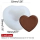 thumbnail image 2 of Molde de silicona con forma de corazón para pastel de chocolate | Herramienta antiadherente apta para alimentos para hornear y hacer velas | Molde versátil para postres: ideal para Acción de, 2 of 6