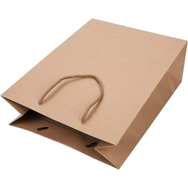 Large brown gift bags deals