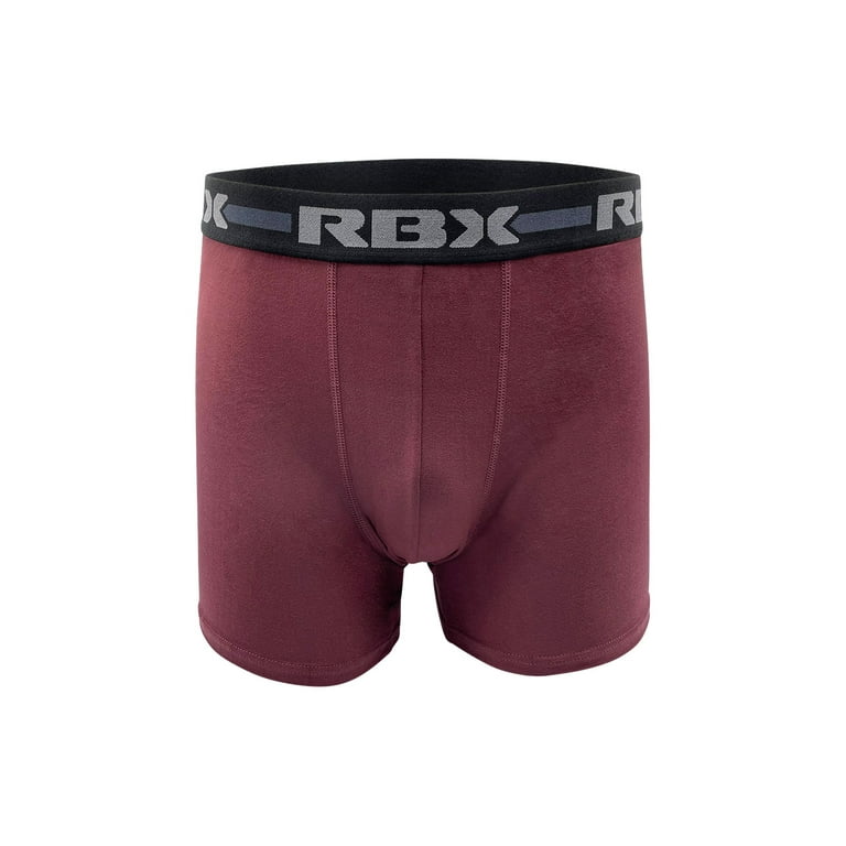 RBX Active Men's Super Soft Boxer Briefs 4-Pack
