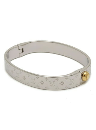 Louis Vuitton Bangle Bracelet Goodluck Breath Leather Monogram