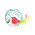 thumbnail image 1 of Baohd Souris Colorée en Cage Jouet Durable et Sûr pour Ami Félin et Simulation Colorée de Peluche, 1 of 6