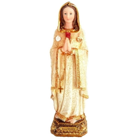 8" Inch Statue Rosa Mistica Mystica Religious Figurine Estatua Maria Mary